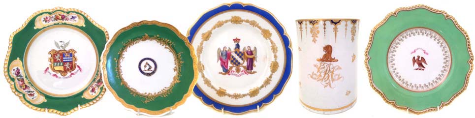 Flight and Barr and Chamberlains Worcester Armorial ware